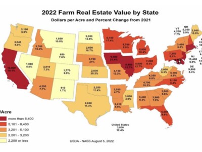 Farmland Values Bound Higher in 2022