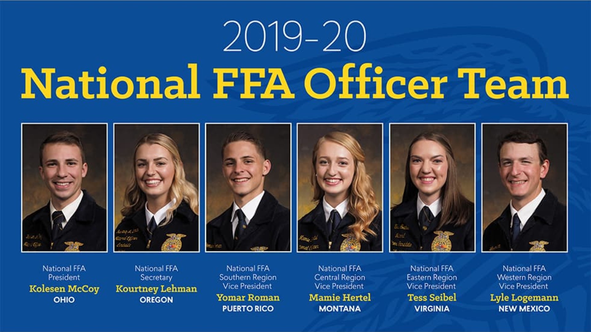 National Ffa Convention 2022 Schedule 2019-20 National Ffa Officer Team Elected At The 92Nd National Ffa  Convention & Expo - Ag Information Network Of The West