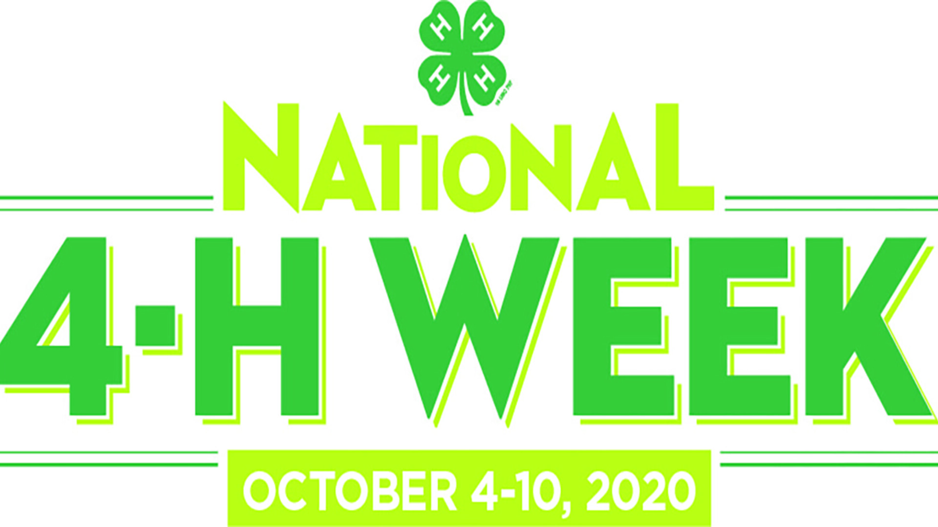 It's National 4-H Week!