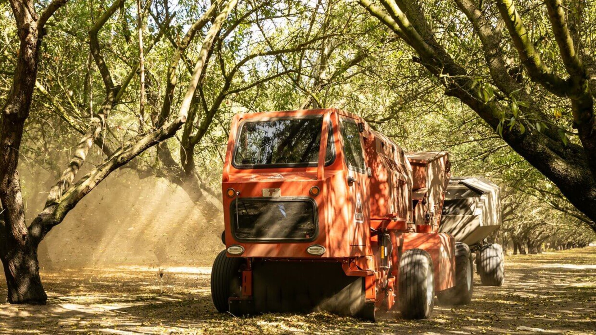 The Importance  of Reducing Dust At Almond Harvest