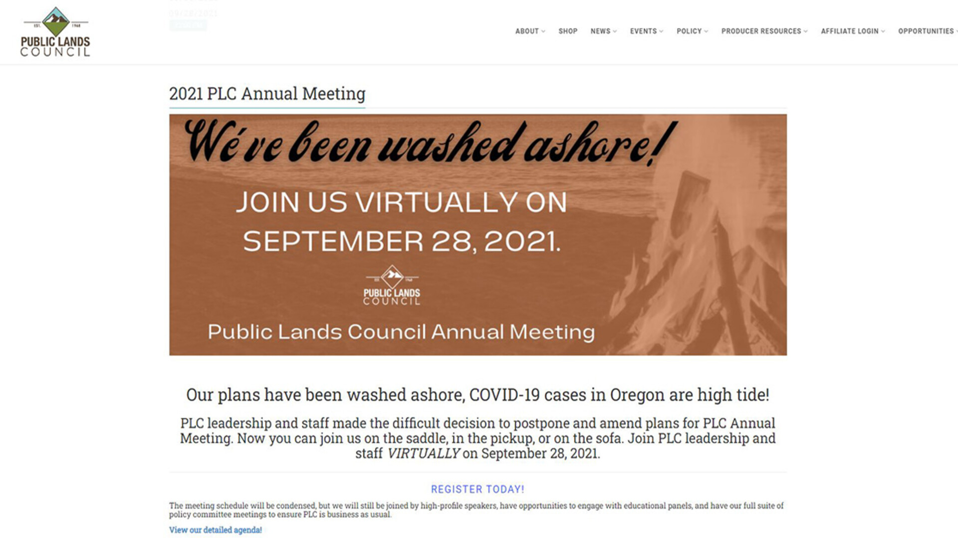 Public Lands Council to Meet Virtually September 28 for Annual Meeting