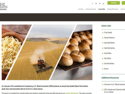 U.S. Wheat Associates Renovated Website Increases Focus On Crop Quality