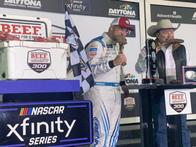 Beef Takes Checkered Flag at NASCAR's Opening Weekend in Daytona