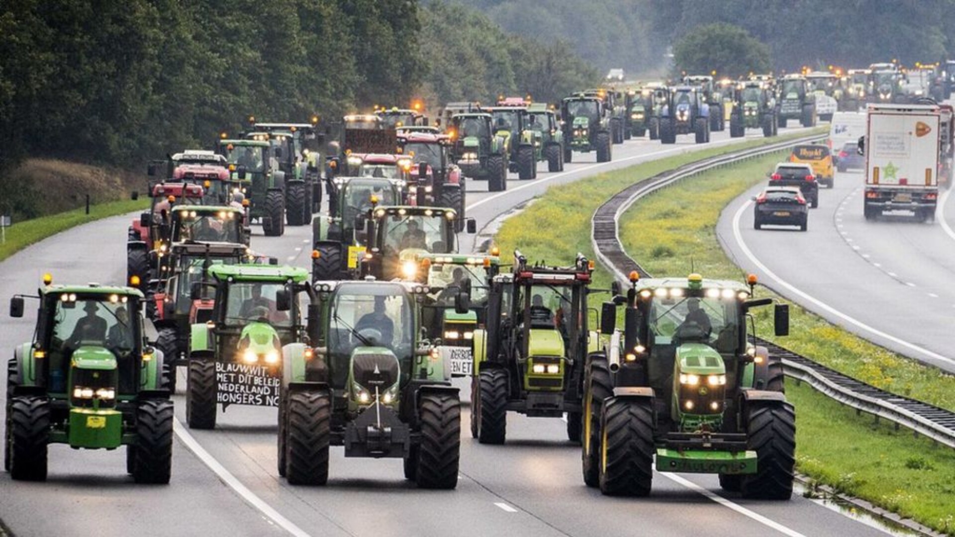 Canadian Farmer Protests