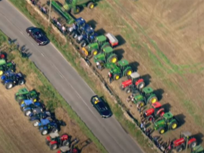 UK Farmers Provide Tractor Guard of Honor for Late Queen