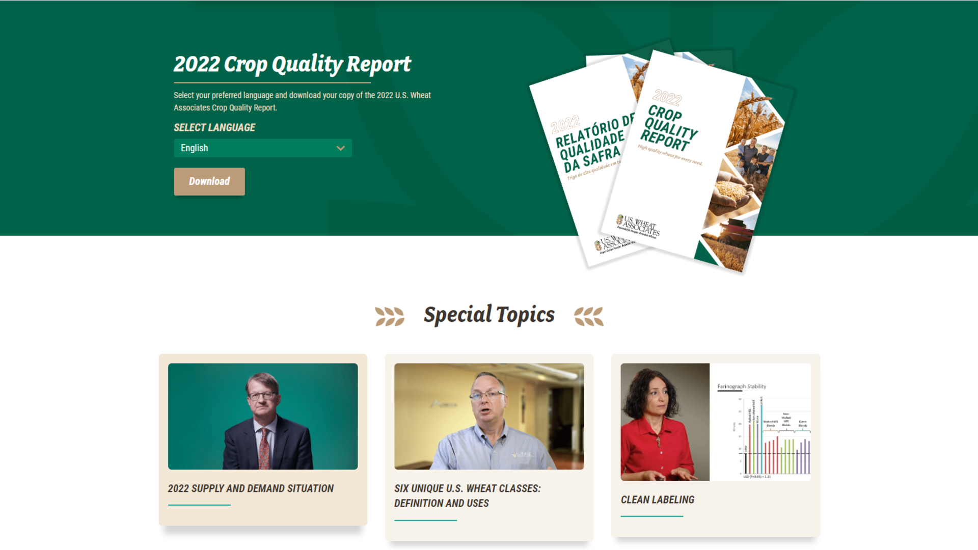 U.S. Wheat 2022 Crop Quality Videos Available