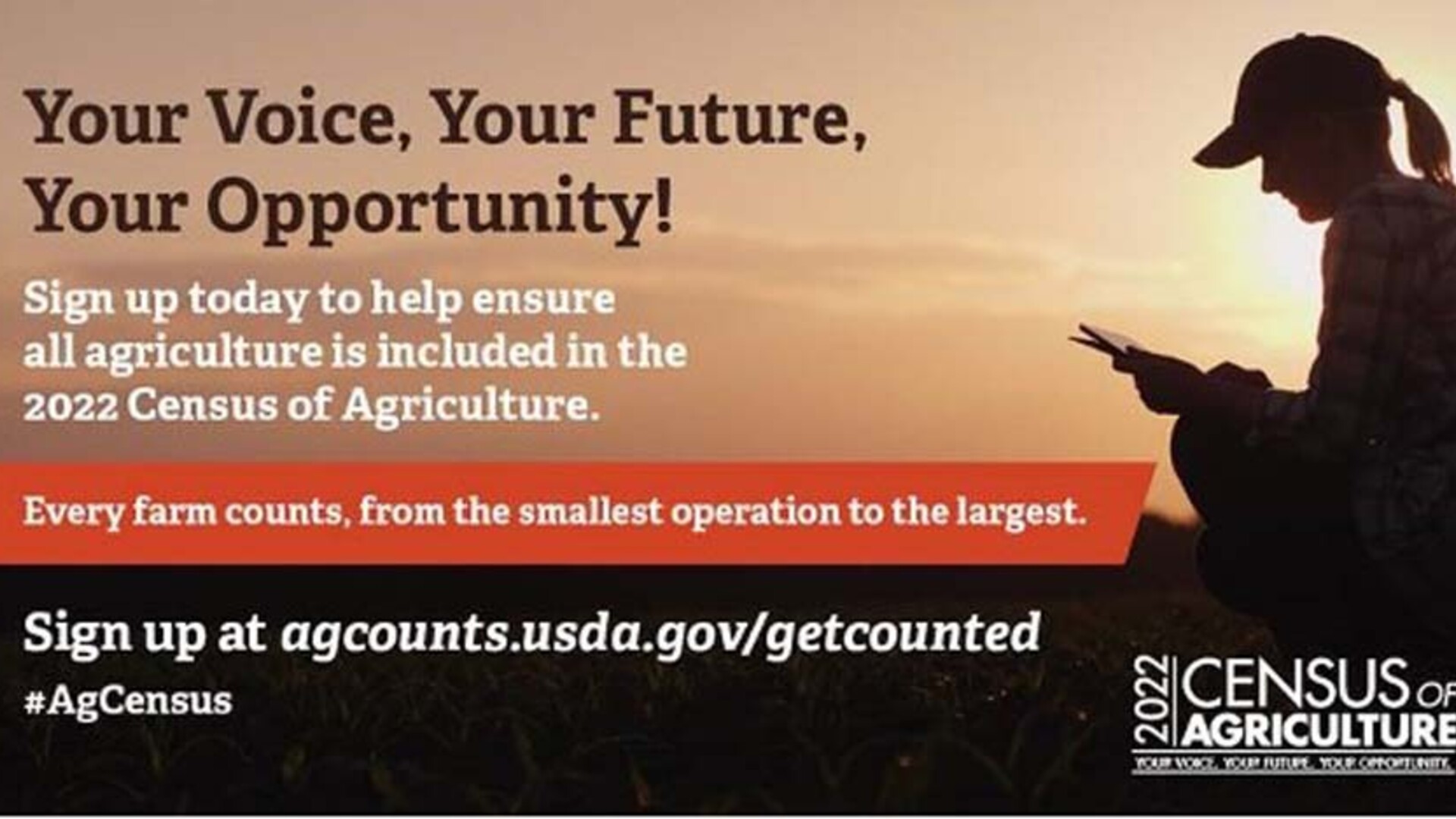 Still Time To Be Counted in Census of Agriculture