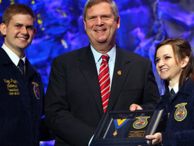 Ag Secretary Speaks at FFA National Convention