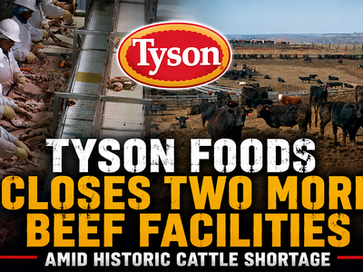 Tyson Foods Closes Two More Beef Facilities Amid Historic Cattle Shortage